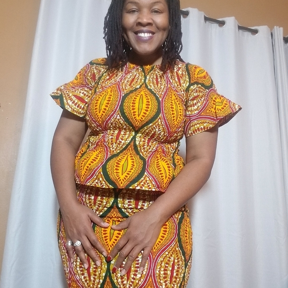 African skirt set - Picture 1 of 4